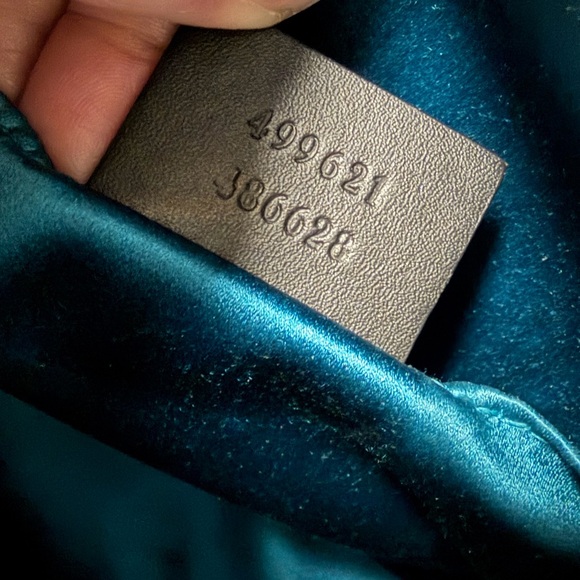 Gucci Ophidia Black Suede Sherry Stripe GG Crossbody Shoulder Bag – Small Size - Picture 8 of 12